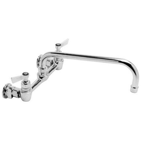 FISHER MFG Wall Mounted Faucet 8" Ctr Wall 12" Noz 13269